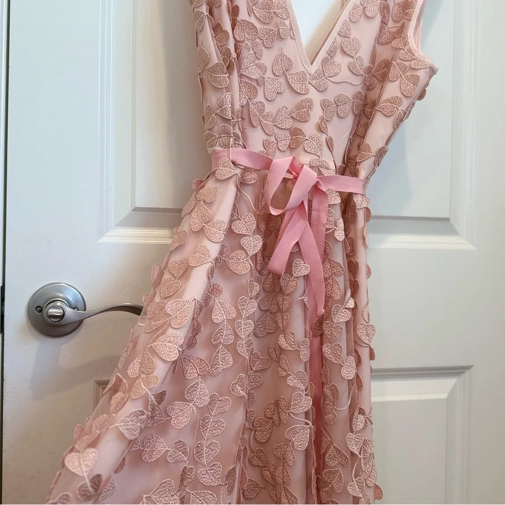 NWOT Marella by Max Mara Flora Long Dress Powder Pink Size: US6 M Spring/ Party - Picture 7 of 16
